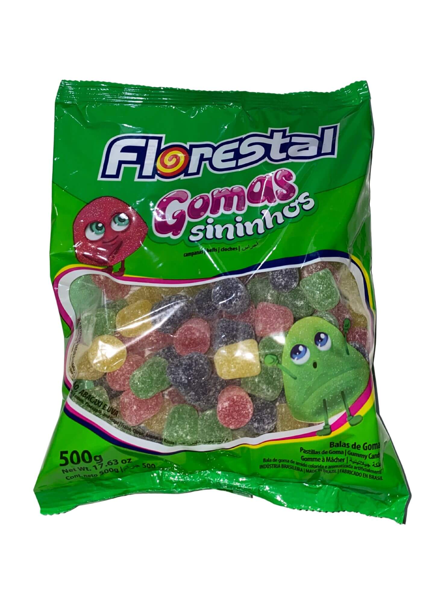 Goma sininhos florestal 500 grmaas